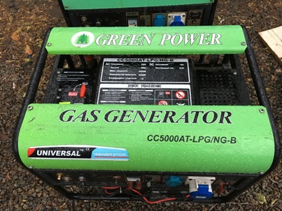   Ремонт и техобслуживание газового генератора UNIVERSAL CC5000AT-NG/LPG